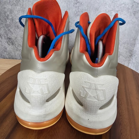 Nike KD 5 Birch Basketball Shoes Men 11 Blue Sail Team Orange Sneakers 554988200 main image 10